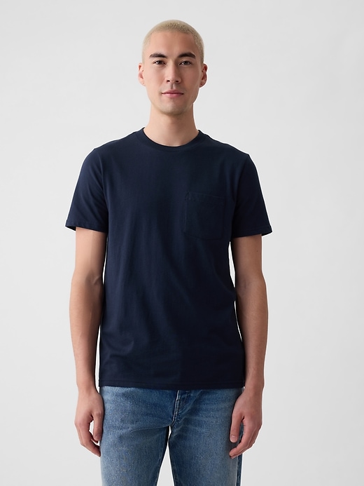 Image number 1 showing, Organic Cotton Pocket T-Shirt