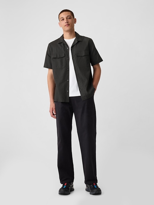 Image number 3 showing, Linen-Cotton Utility Shirt