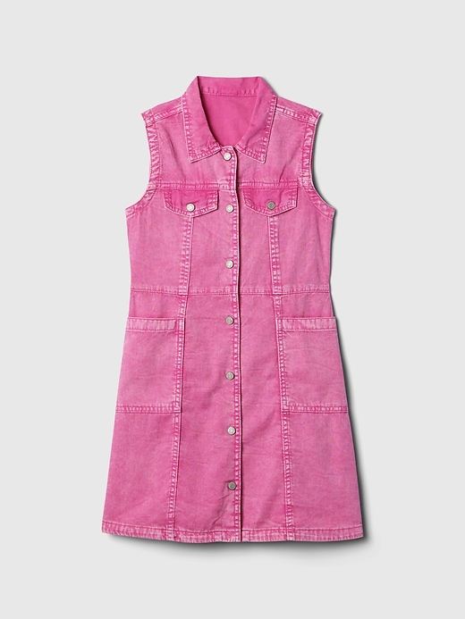 Image number 3 showing, Kids Denim Dress