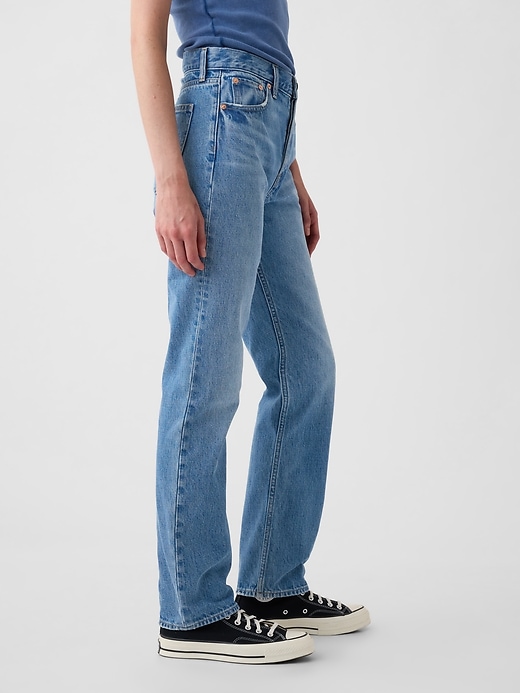 Image number 3 showing, High Rise Rigid &#39;90s Straight Jeans