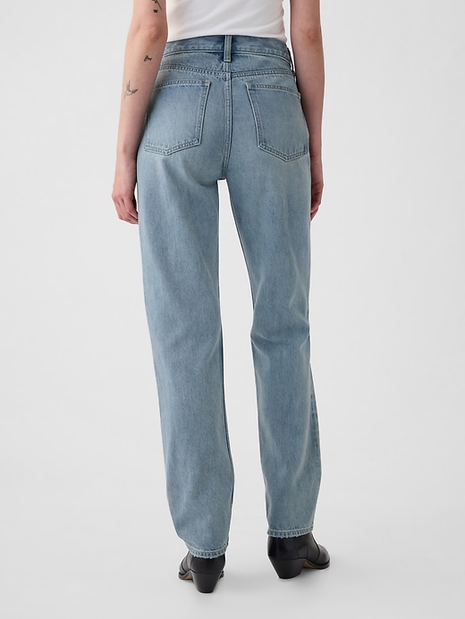 Image number 4 showing, High Rise Rigid &#39;90s Straight Jeans