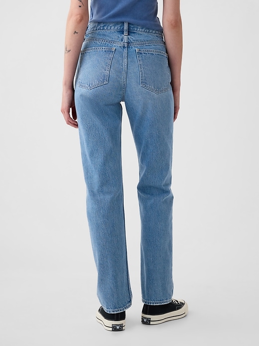 Image number 4 showing, High Rise Rigid &#39;90s Straight Jeans