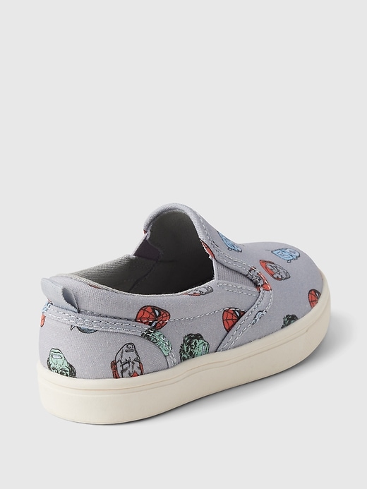 Image number 4 showing, babyGap &#124 Marvel Graphic Slip-On Sneakers