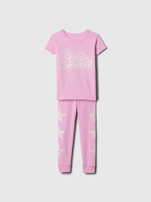 Image number 1 showing, babyGap &#124 Barbie™ Organic Cotton PJ Set