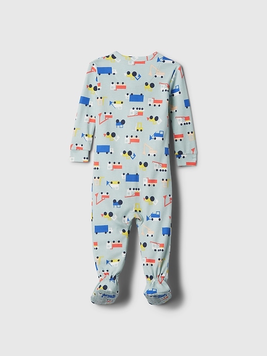 Image number 2 showing, babyGap Organic Cotton Truck PJ One-Piece