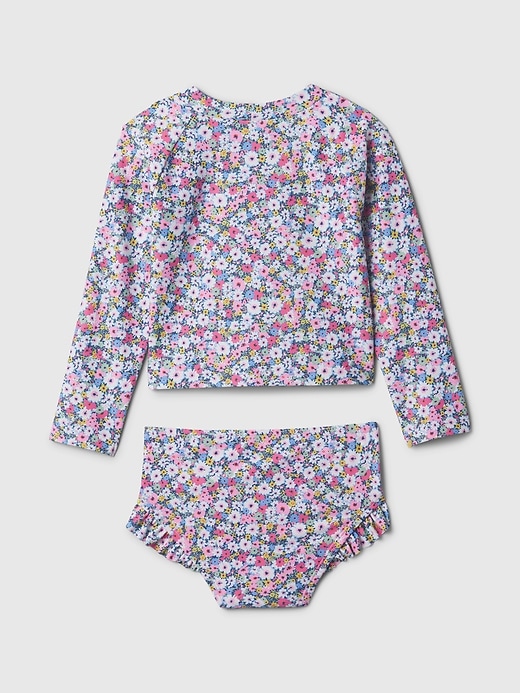 Image number 2 showing, babyGap Print Rash Guard Two-Piece