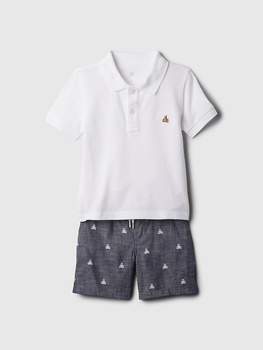 L'image numéro 1 présente Ensemble polo babyGap