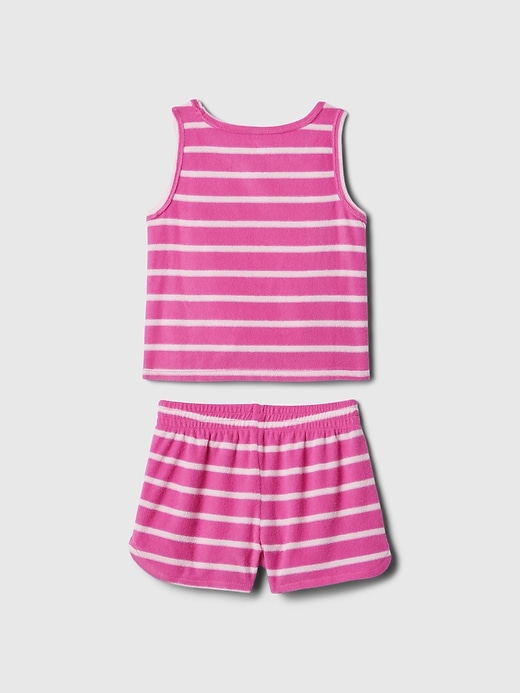 Image number 2 showing, babyGap Recycled Towel Terry PJ Shorts Set