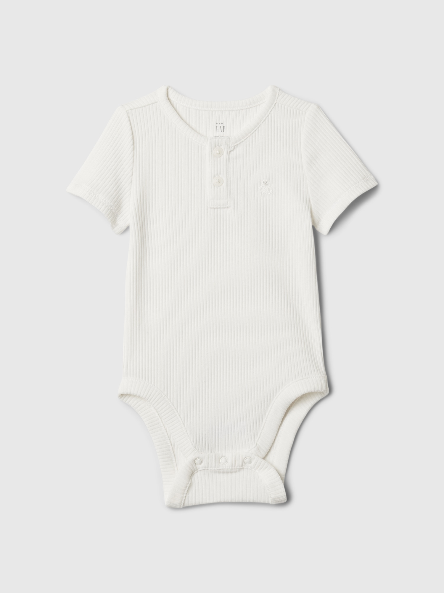 Baby First Favorites Henley Bodysuit - Beige