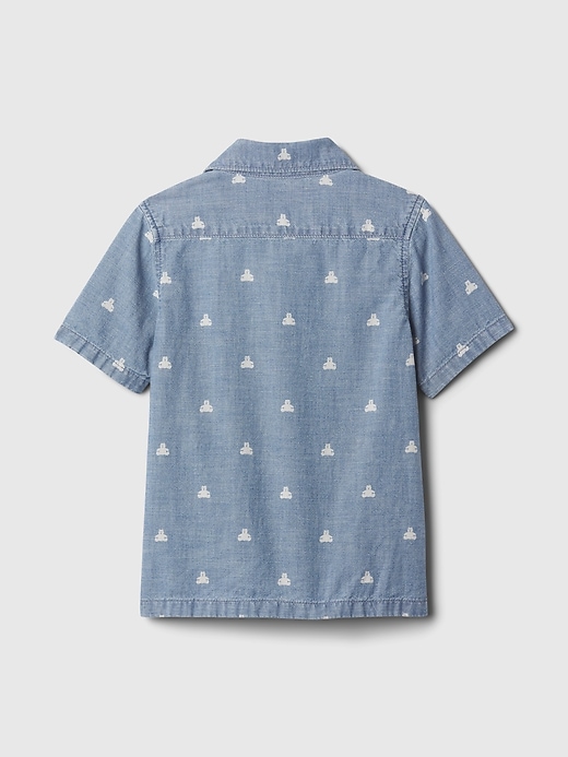 Image number 2 showing, babyGap Print Denim Shirt