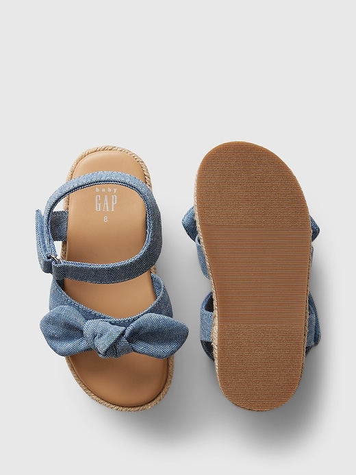 Image number 3 showing, Toddler Chambray Sandals