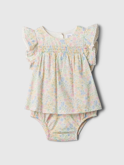 Image number 1 showing, Baby Print Bubble One-Piece