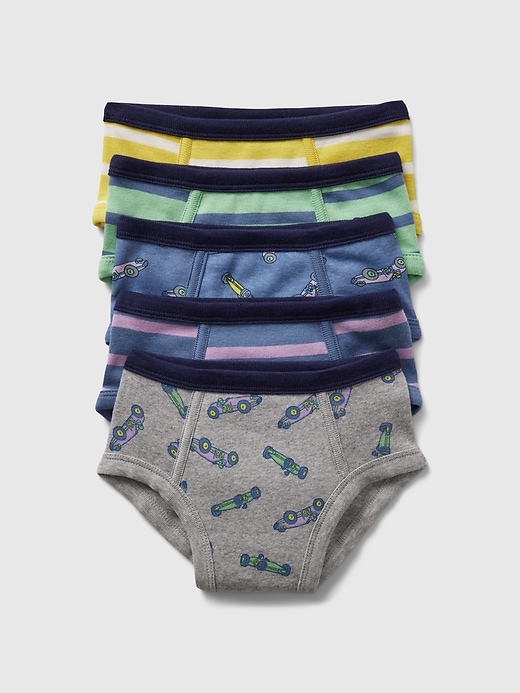 Image number 1 showing, Toddler Organic Cotton Briefs (5-Pack)