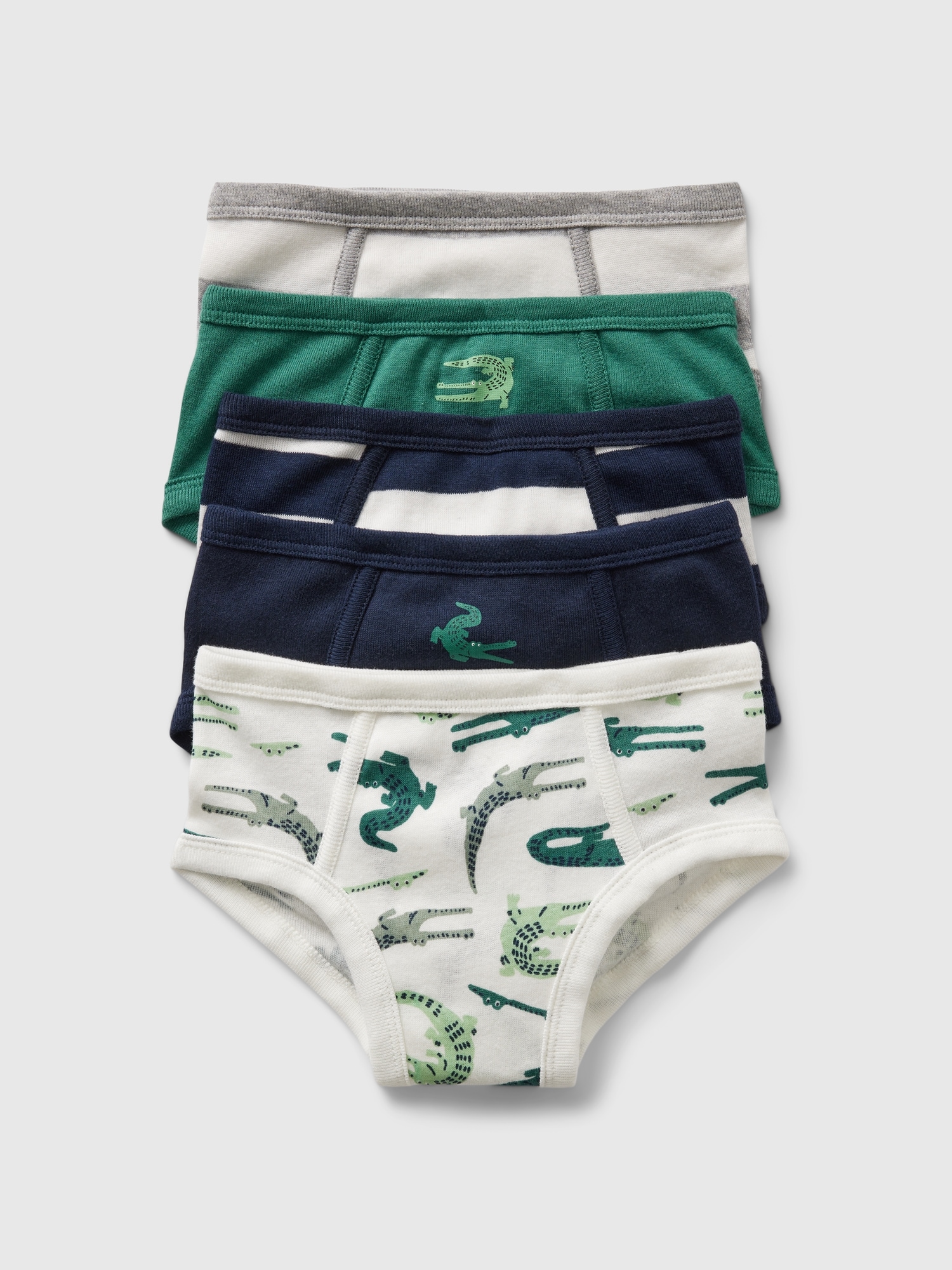 Toddler Organic Cotton Briefs 5 Pack