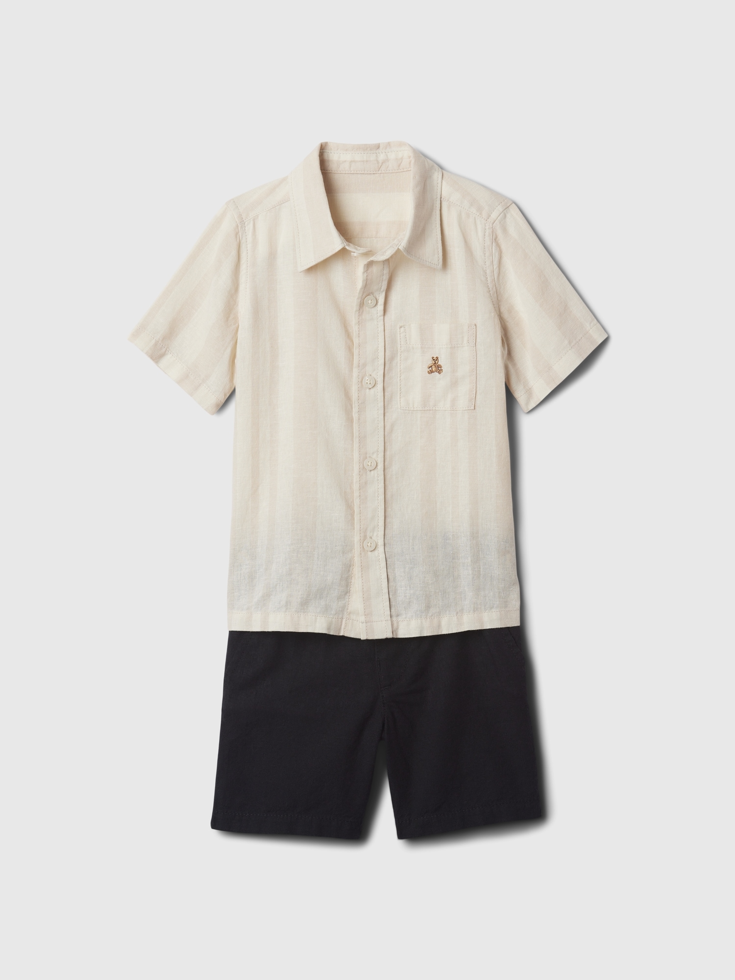 babyGap Linen-Cotton Outfit Set