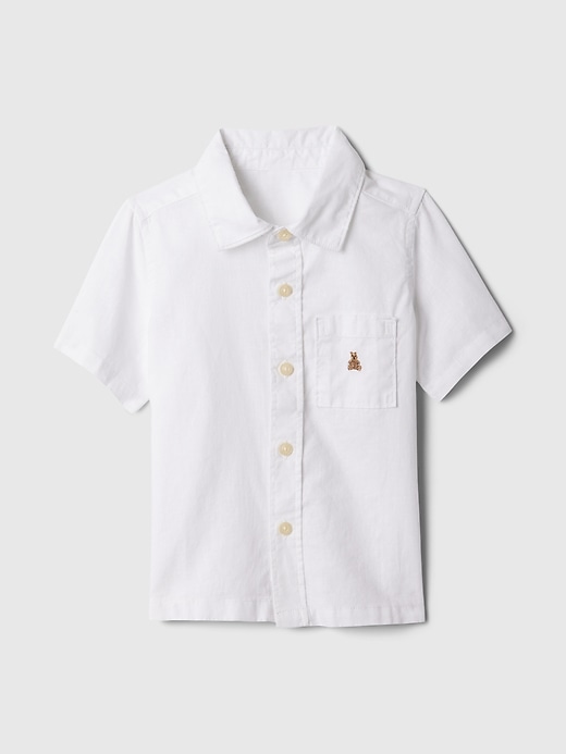 Image number 1 showing, babyGap Linen-Cotton Shirt