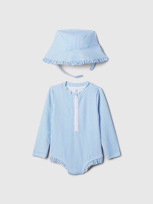 Image number 1 showing, babyGap Rash Guard Swim Set