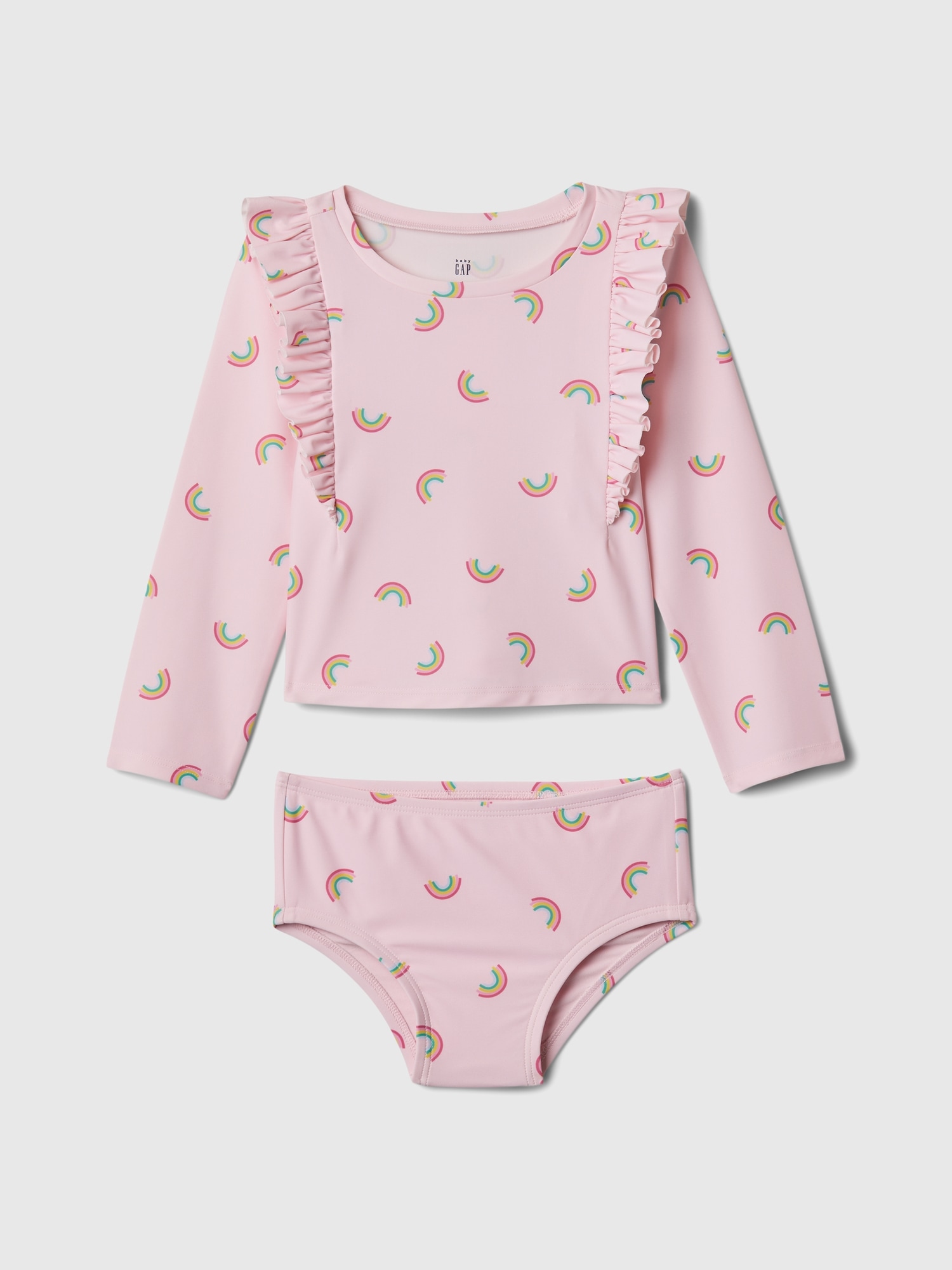 babyGap Ruffle Rash Guard Two-Piece