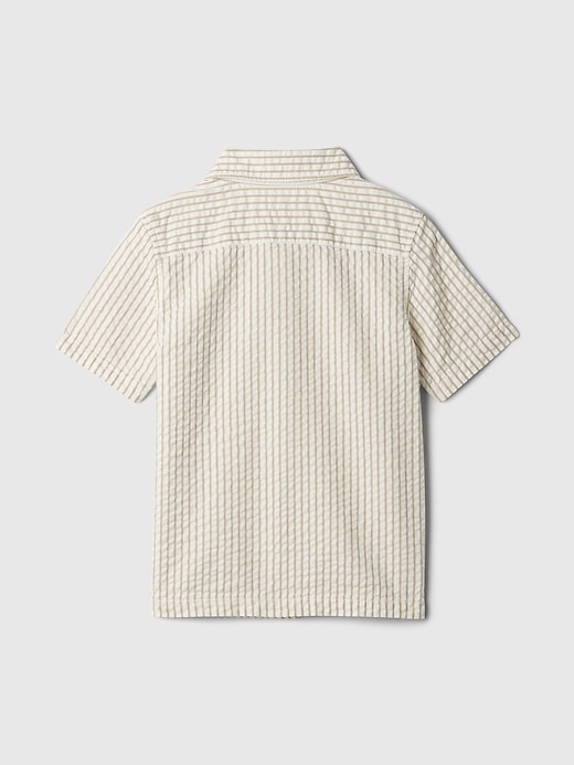 L'image numéro 2 présente Chemise en tissu gaufré babyGap