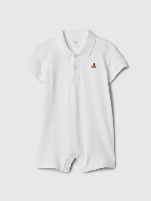 Gap white polo shirt hotsell