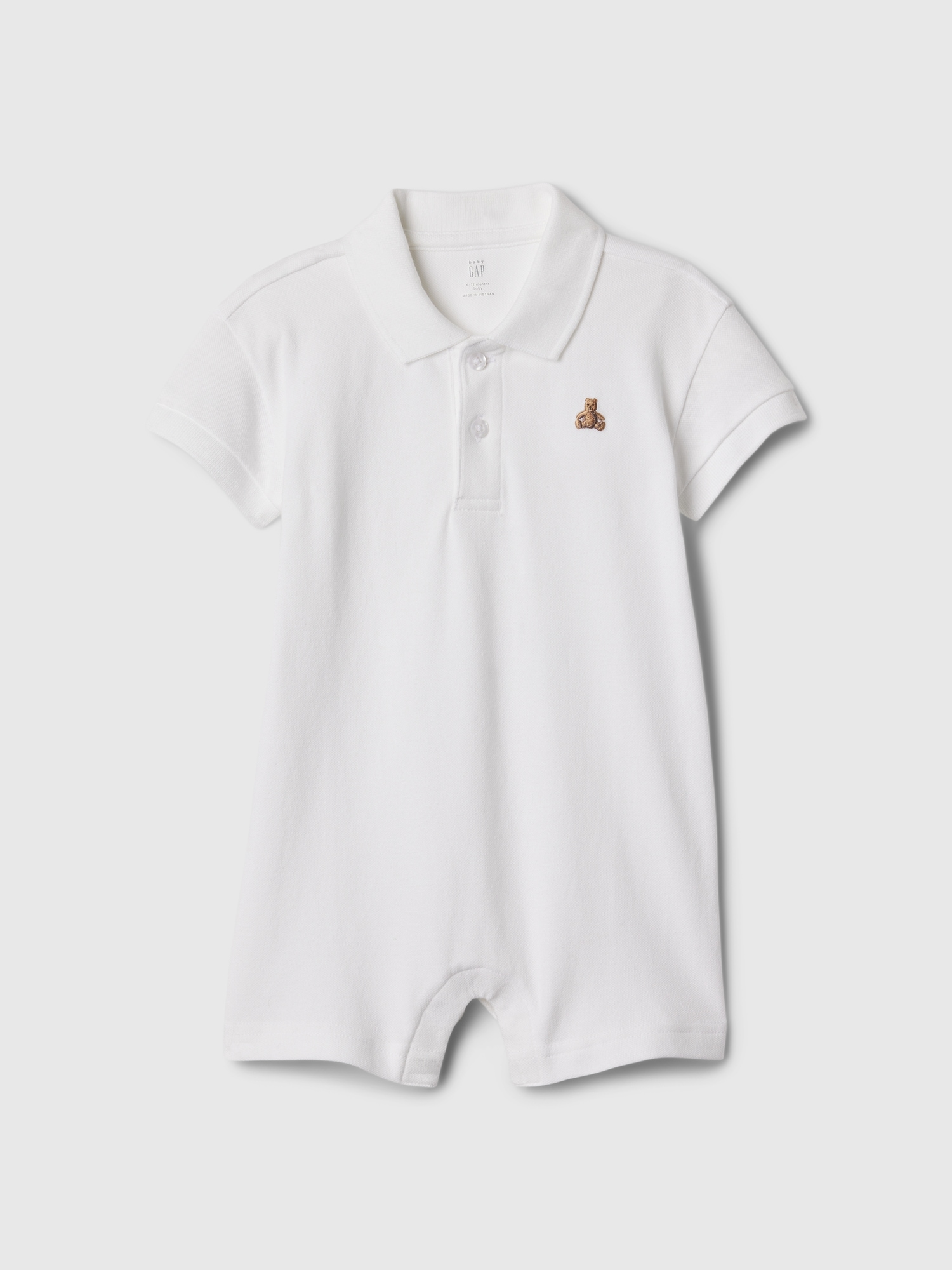 Baby Pique Polo Shorty