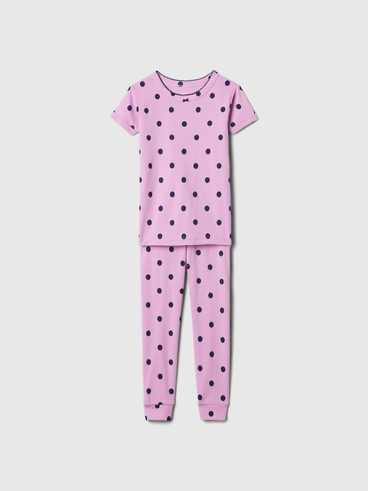 Image number 1 showing, babyGap Organic Cotton Polka Dot PJ Set