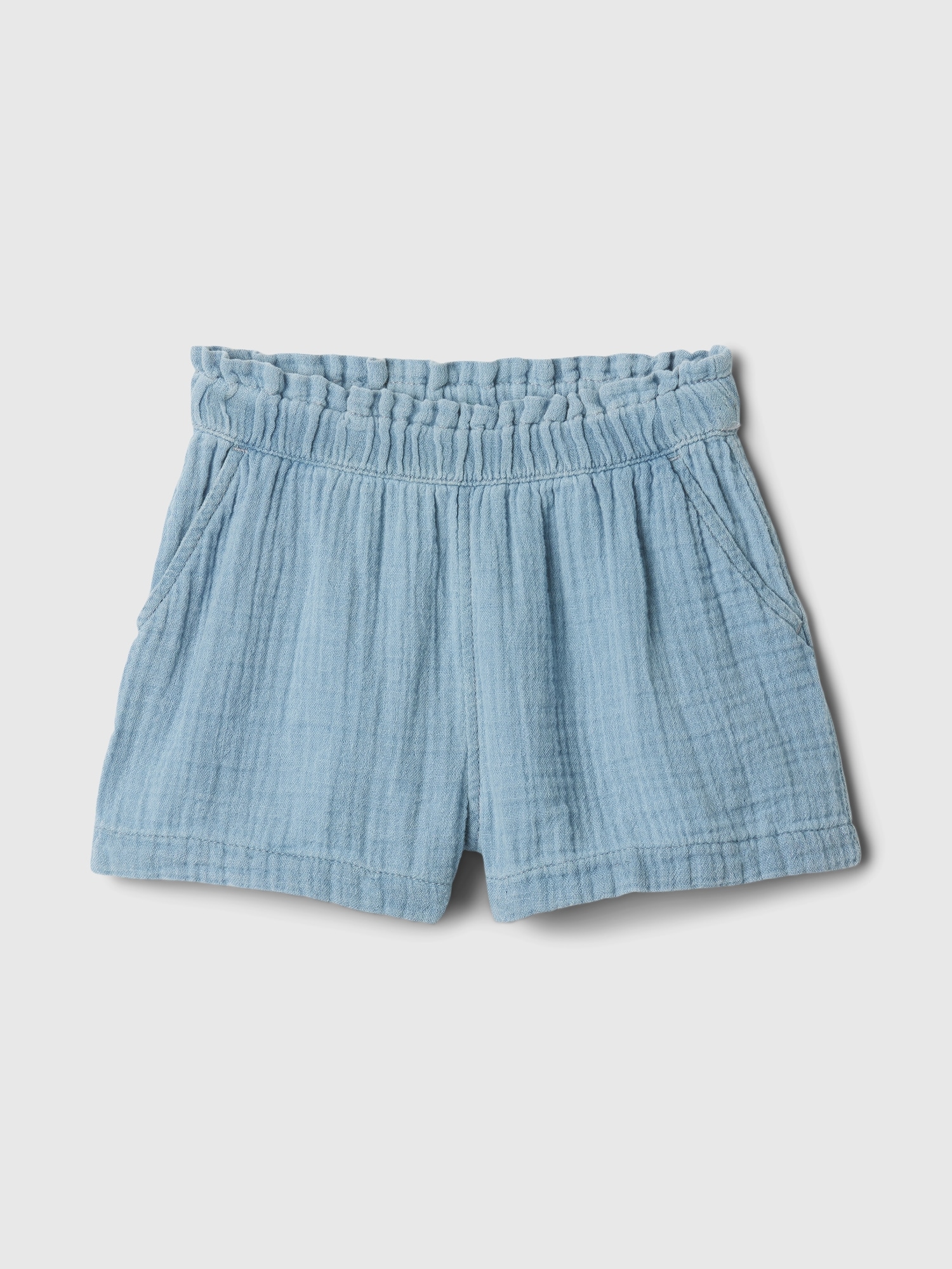 babyCrinkle Gauze Pull-On Shorts