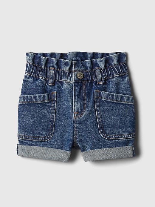 L'image numéro 1 présente Short en denim à volants tout comme maman babyGap