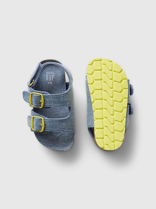 Image number 3 showing, babyGap Chambray Sandals