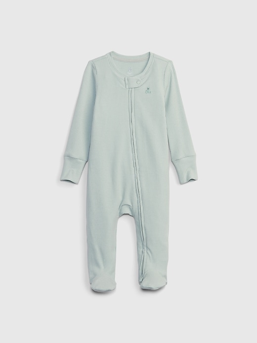 Image number 4 showing, Baby First Favorites TinyRib Footed One-Piece