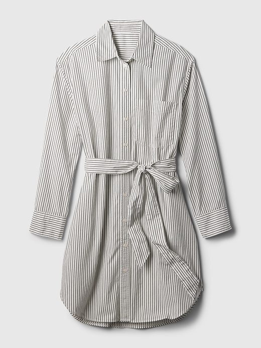 Image number 6 showing, Organic Cotton Stripe Mini Shirtdress