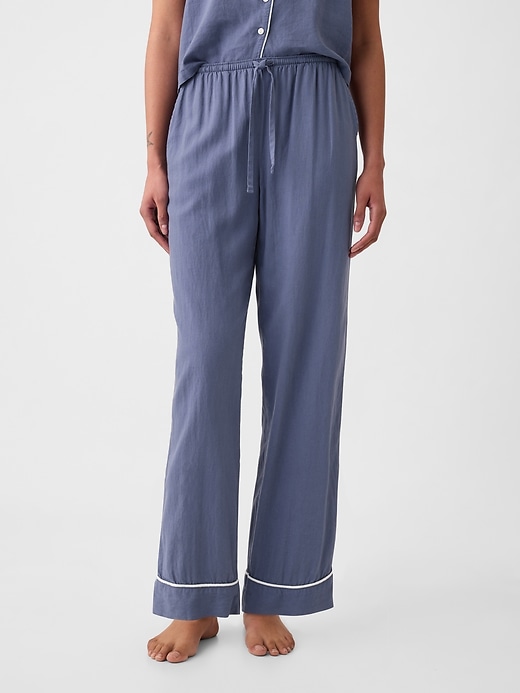 Image number 5 showing, Linen-Blend PJ Pants