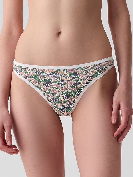 Image number 6 showing, Organic Stretch Cotton Thong