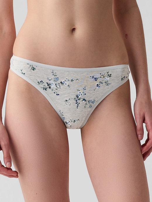 Image number 4 showing, Organic Stretch Cotton Thong
