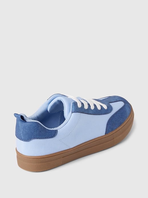 Image number 4 showing, Kids Denim Sneakers