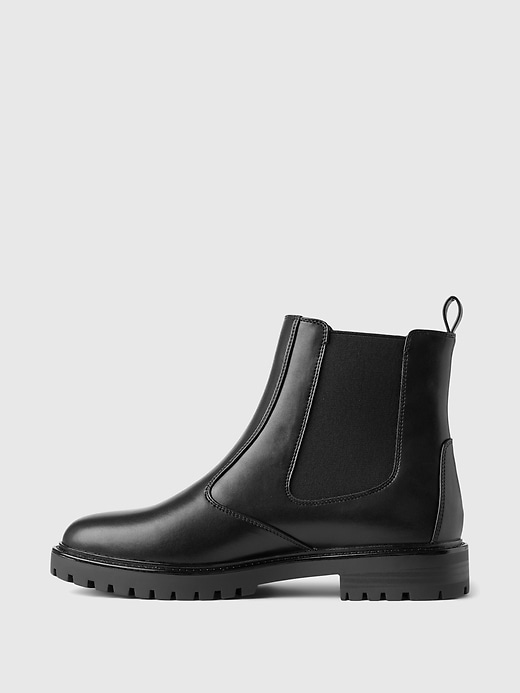 Vegan Leather Chelsea Boots Gap