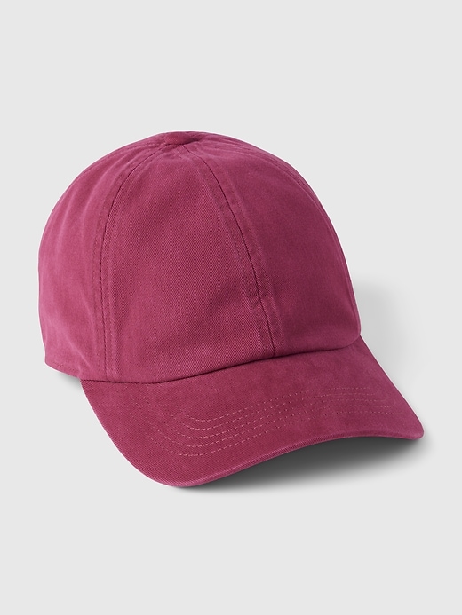 Image number 4 showing, Organic Cotton Washed Baseball Hat