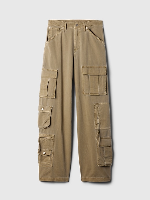 Image number 7 showing, Mid Rise Relaxed Cargo Pants