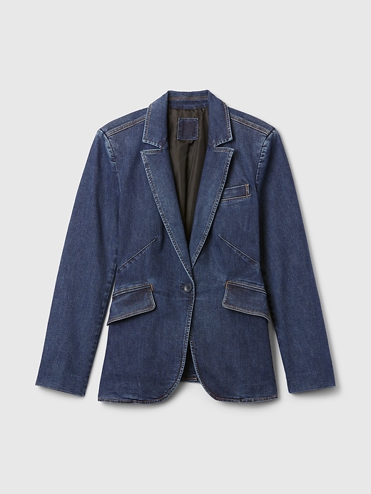 Image number 5 showing, Denim Blazer