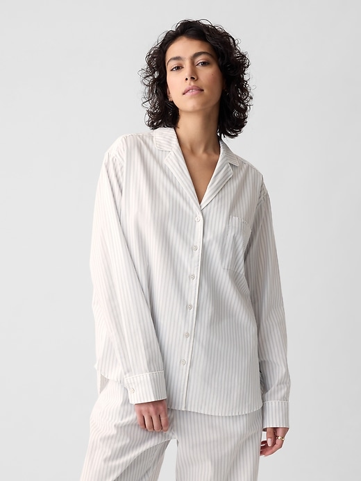 Image number 6 showing, Poplin PJ Shirt