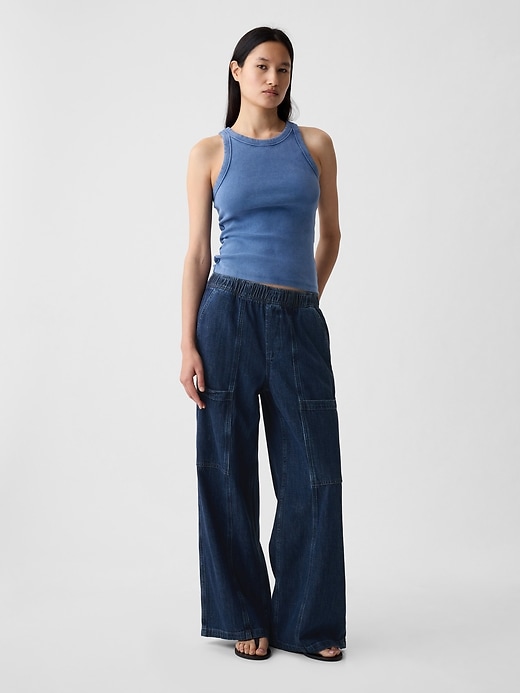 Image number 9 showing, High Rise Utility Easy Jeans