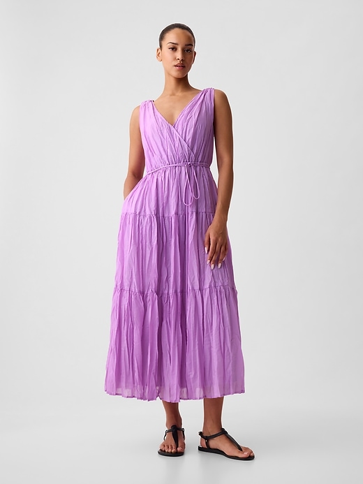 Image number 5 showing, Pleated Tiered Maxi Dress