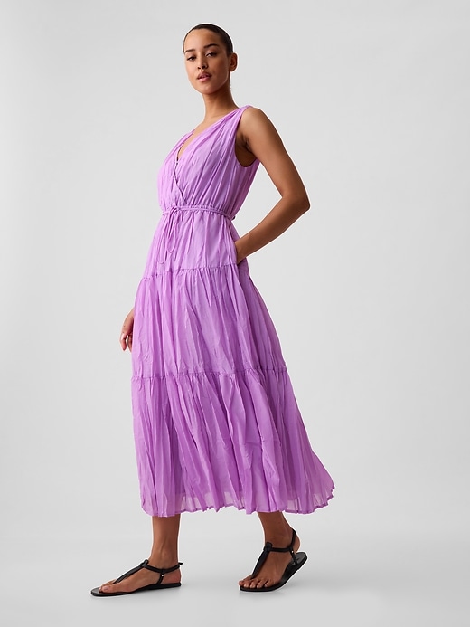 Image number 6 showing, Pleated Tiered Maxi Dress