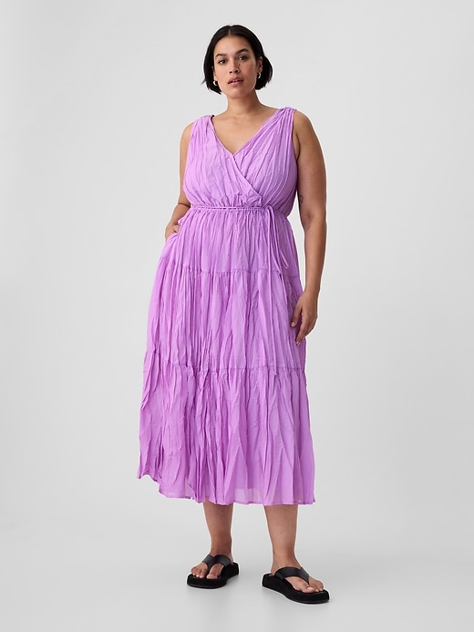 Image number 8 showing, Pleated Tiered Maxi Dress