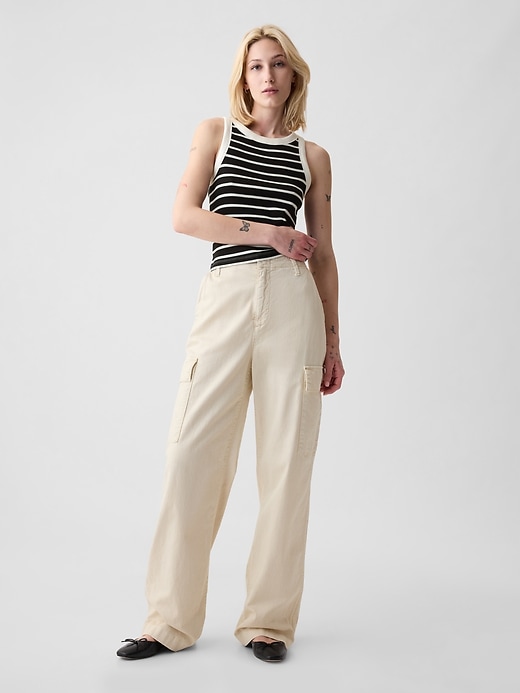 Image number 10 showing, Modern Rib Cropped Halter Top