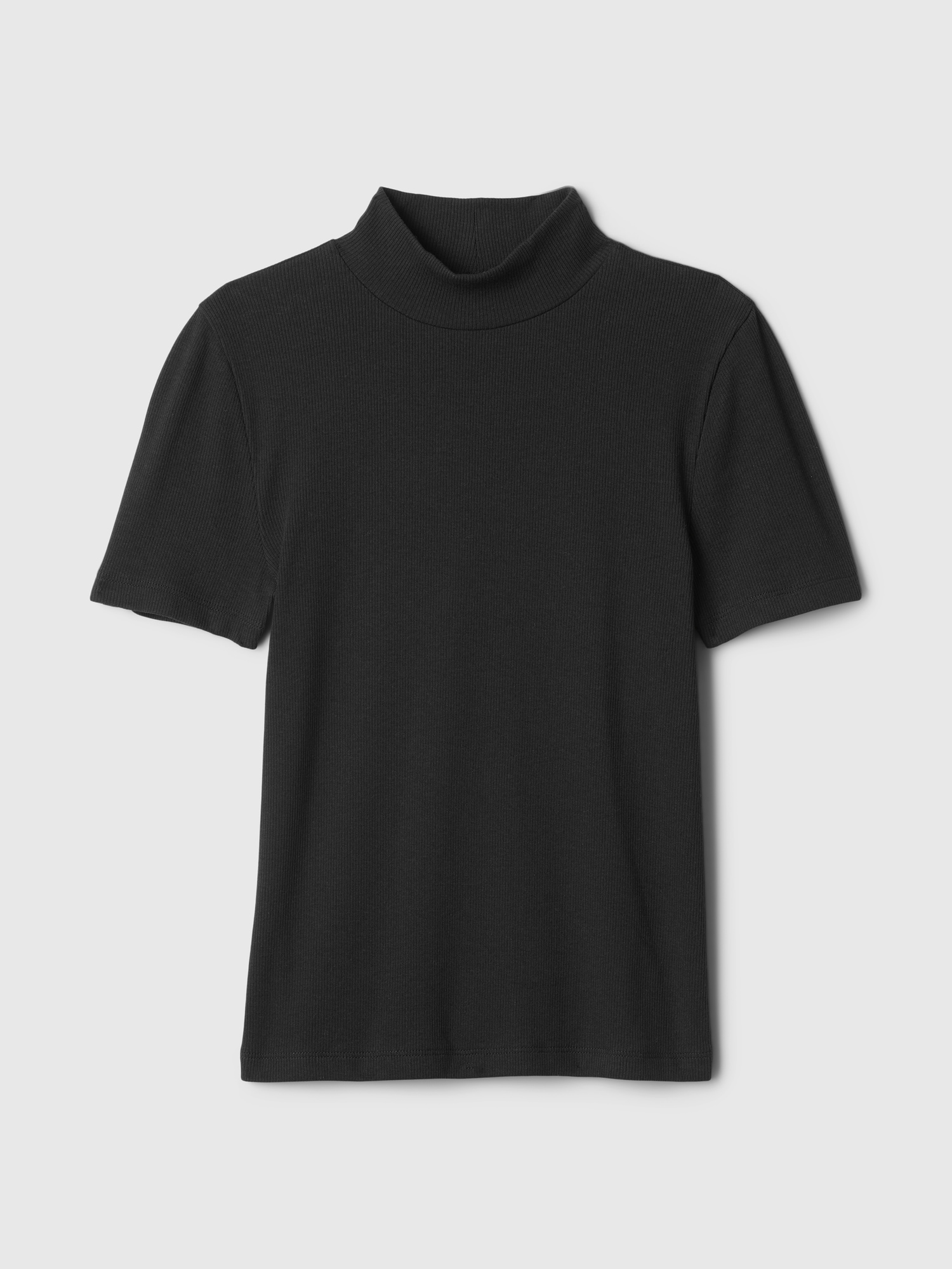 Modern Rib Mockneck T-Shirt