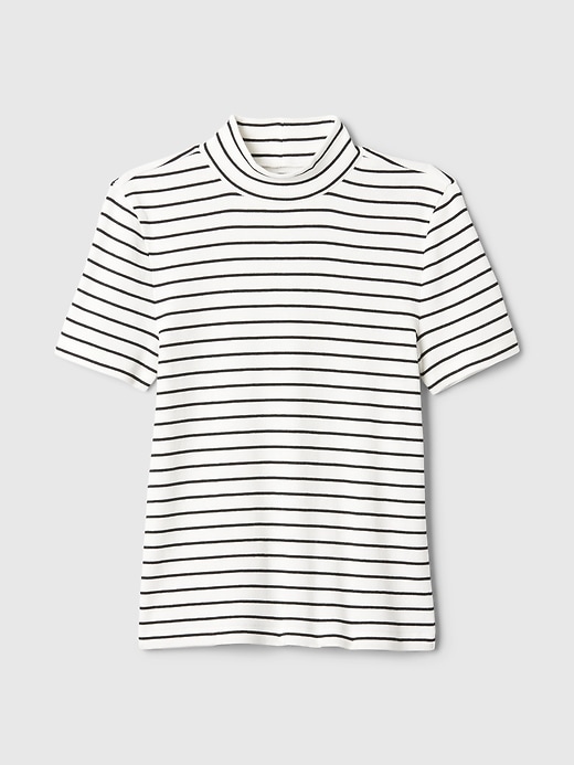 Image number 5 showing, Modern Rib Mockneck T-Shirt