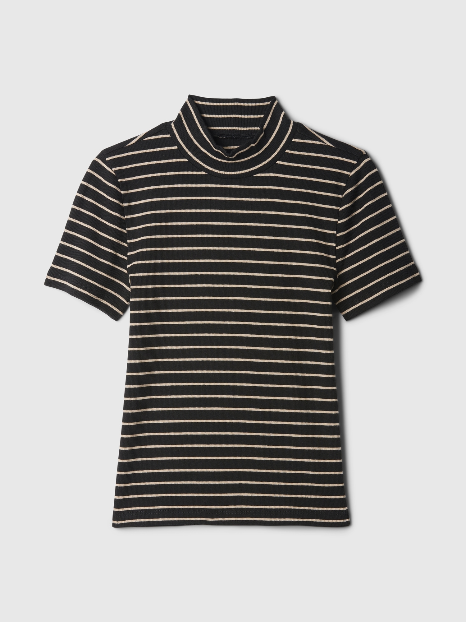 Modern Rib Mockneck T-Shirt