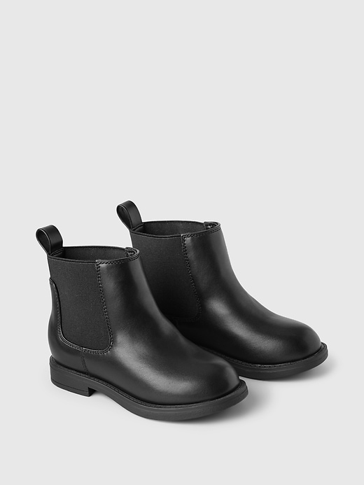 L'image numéro 2 présente Bottines en cuir végane babyGap