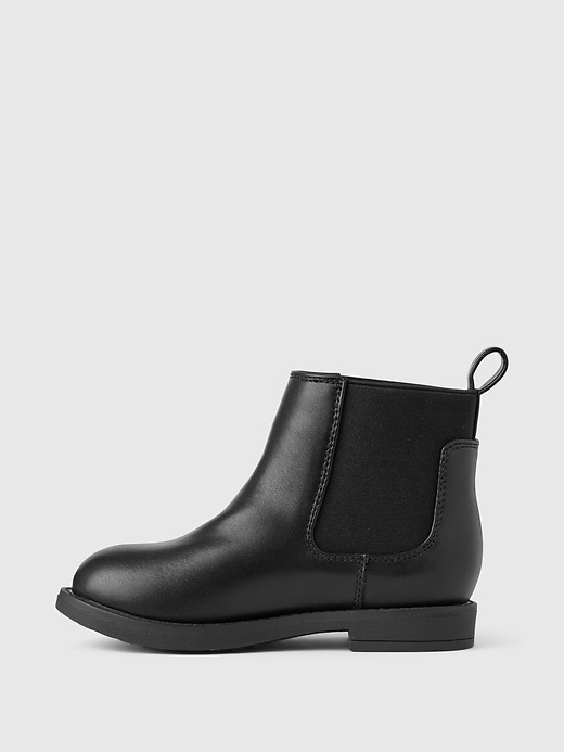 L'image numéro 5 présente Bottines en cuir végane babyGap